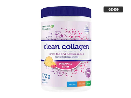 Genuine Health Clean Collagen Pineapple Berry Flavor 172g