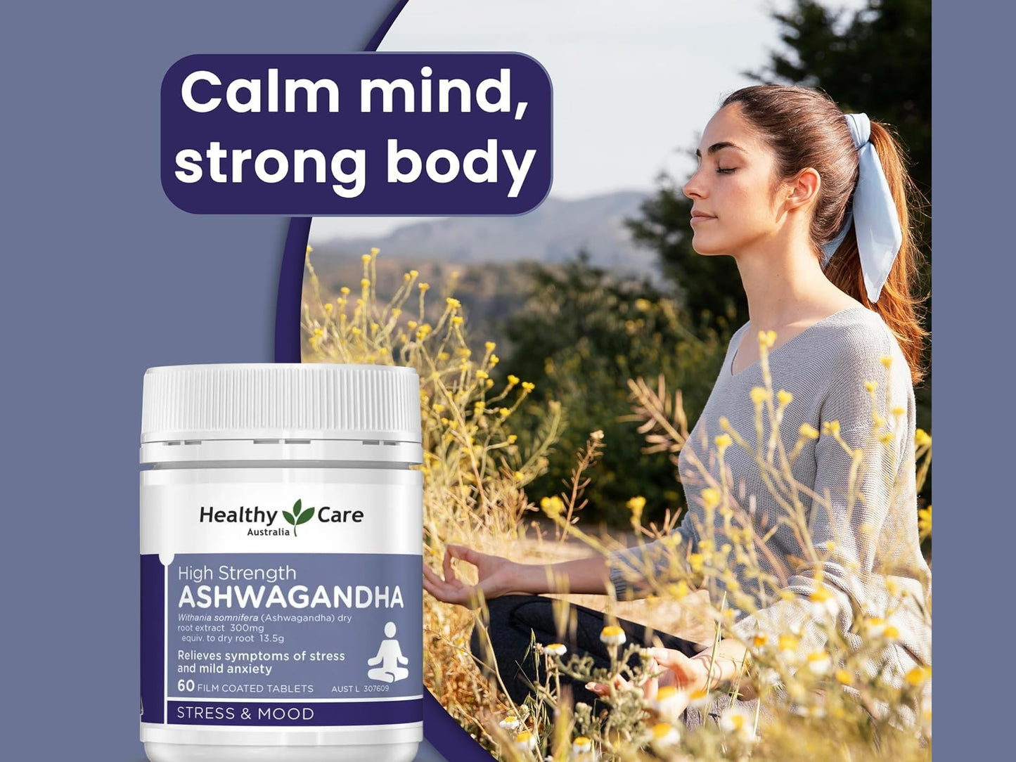 Healthy Care High Strength Ashwagandha 60 Tablets