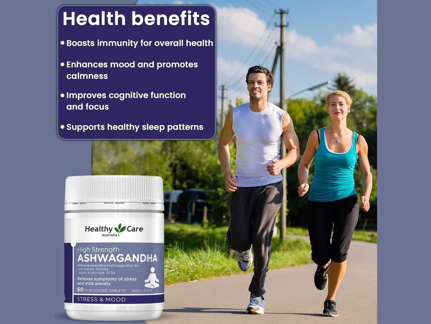 Healthy Care High Strength Ashwagandha 60 Tablets