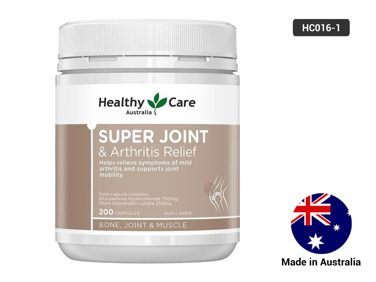 Healthy Care Super Joint & Arthritis Relief 200 Capsules