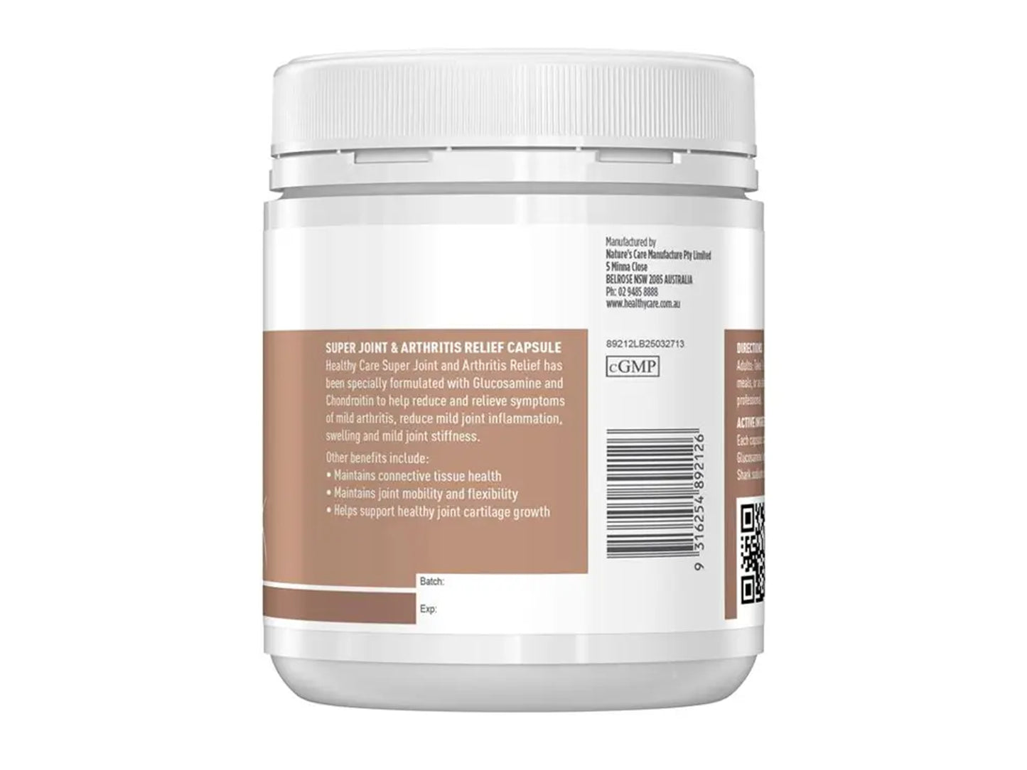 Healthy Care Super Joint & Arthritis Relief 200 Capsules