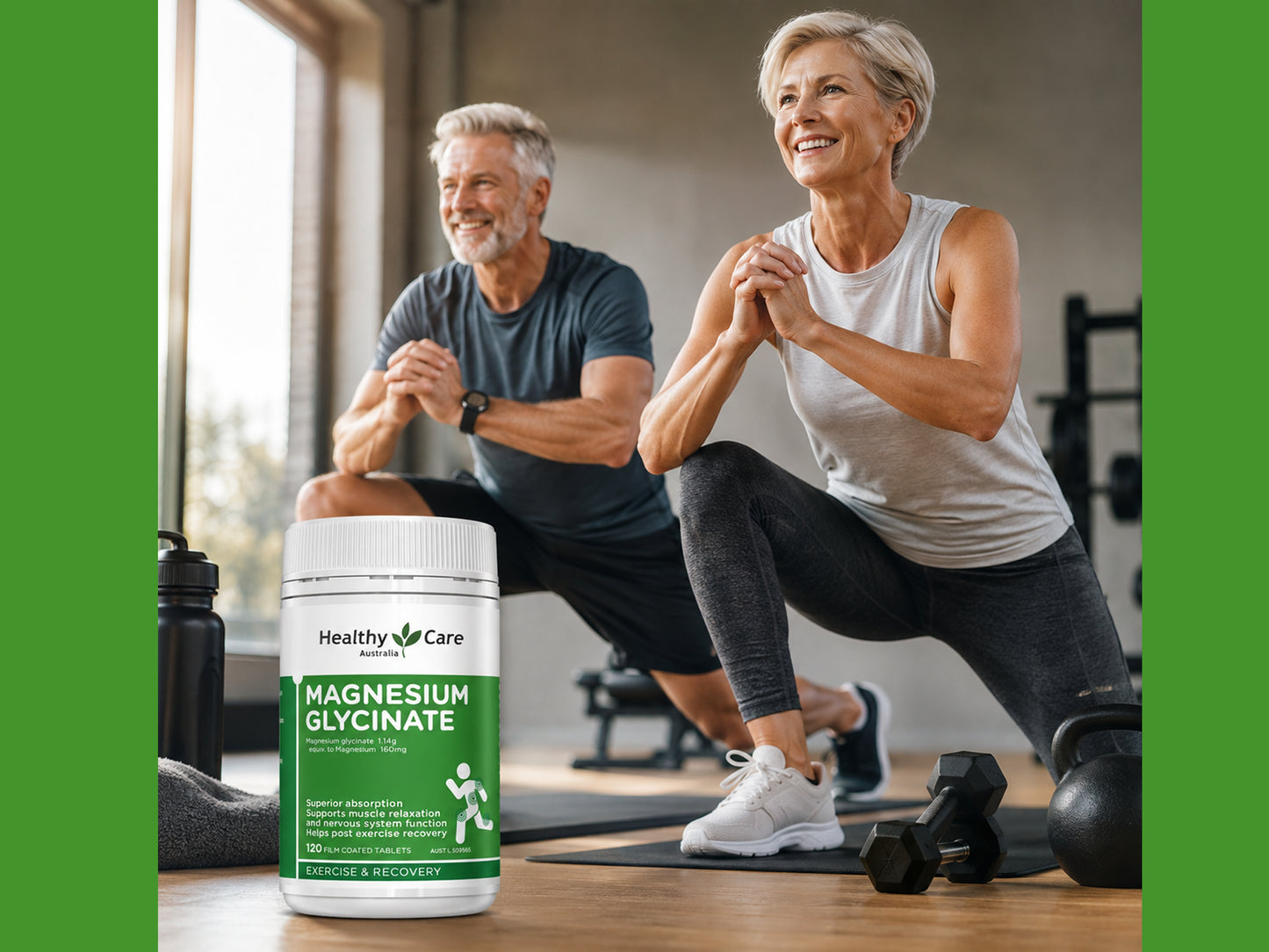 Healthy Care  Magnesium Glycinate 120 Tablets