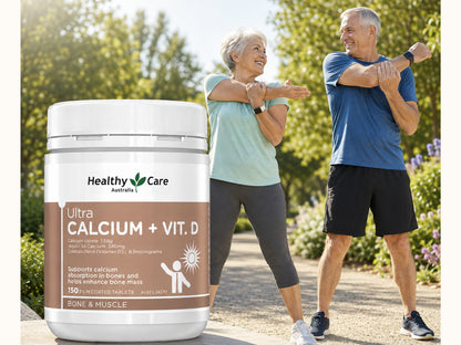 Healthy Care Ultra Calcium + Vitamin D 150 film coated tablets