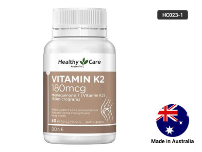 Healthy Care Vitamin K2 180mcg 50 Capsules