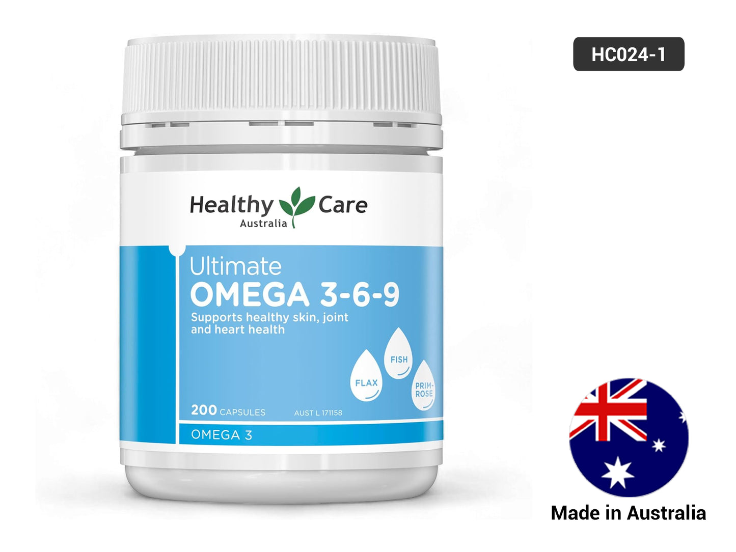 Healthy Care Ultimate Omega 3-6-9 200 Soft Capsules