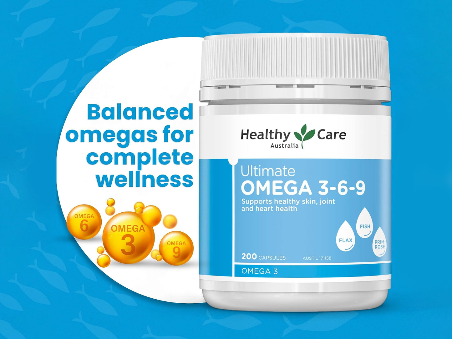 Healthy Care Ultimate Omega 3-6-9 200 Soft Capsules