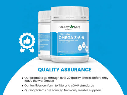 Healthy Care Ultimate Omega 3-6-9 200 Soft Capsules