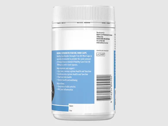 Healthy Care Double Strength Fish Oil supplement in Sri Lanka.