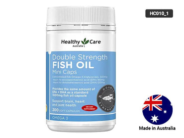 Healthy Care Double Strength Fish Oil supplement in Sri Lanka.
