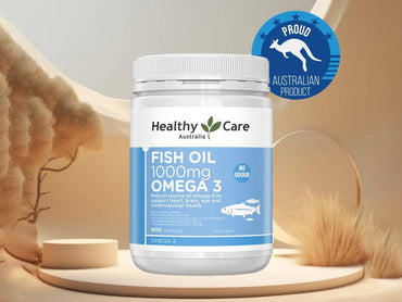 Healthy Care Fish Oil 1000mg Omega 3 400 Capsules in Sri Lanka