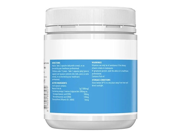 Healthy Care Fish Oil + Vitamin D 200 Capsules in Sri Lanka