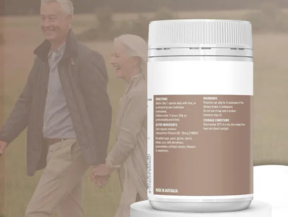 Healthy Care Vitamin D3 1000IU 250 Capsules supply a high amount of vitamin D that helps support bones, the immune system and calcium absorption.