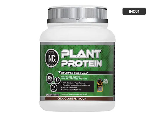 INC Plant Protein Chocolate Flavor 1kg in Sri Lanka - Supplement Vault.Lk