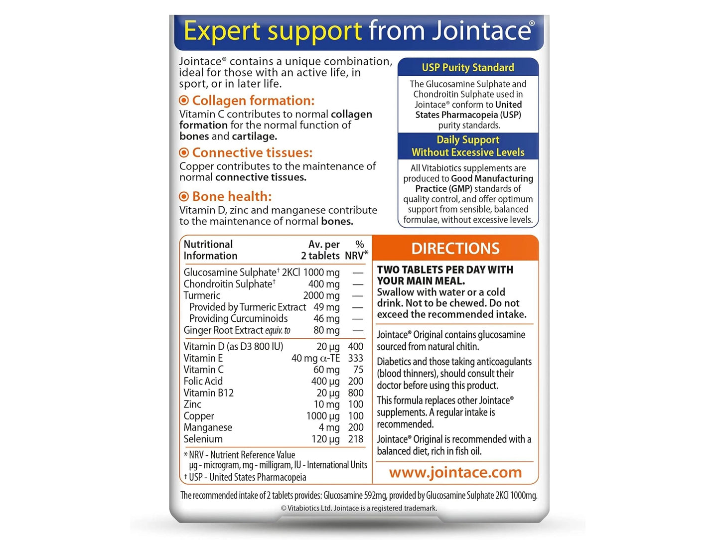 Jointace Chondroitin & Glucosamine 30 Tablets