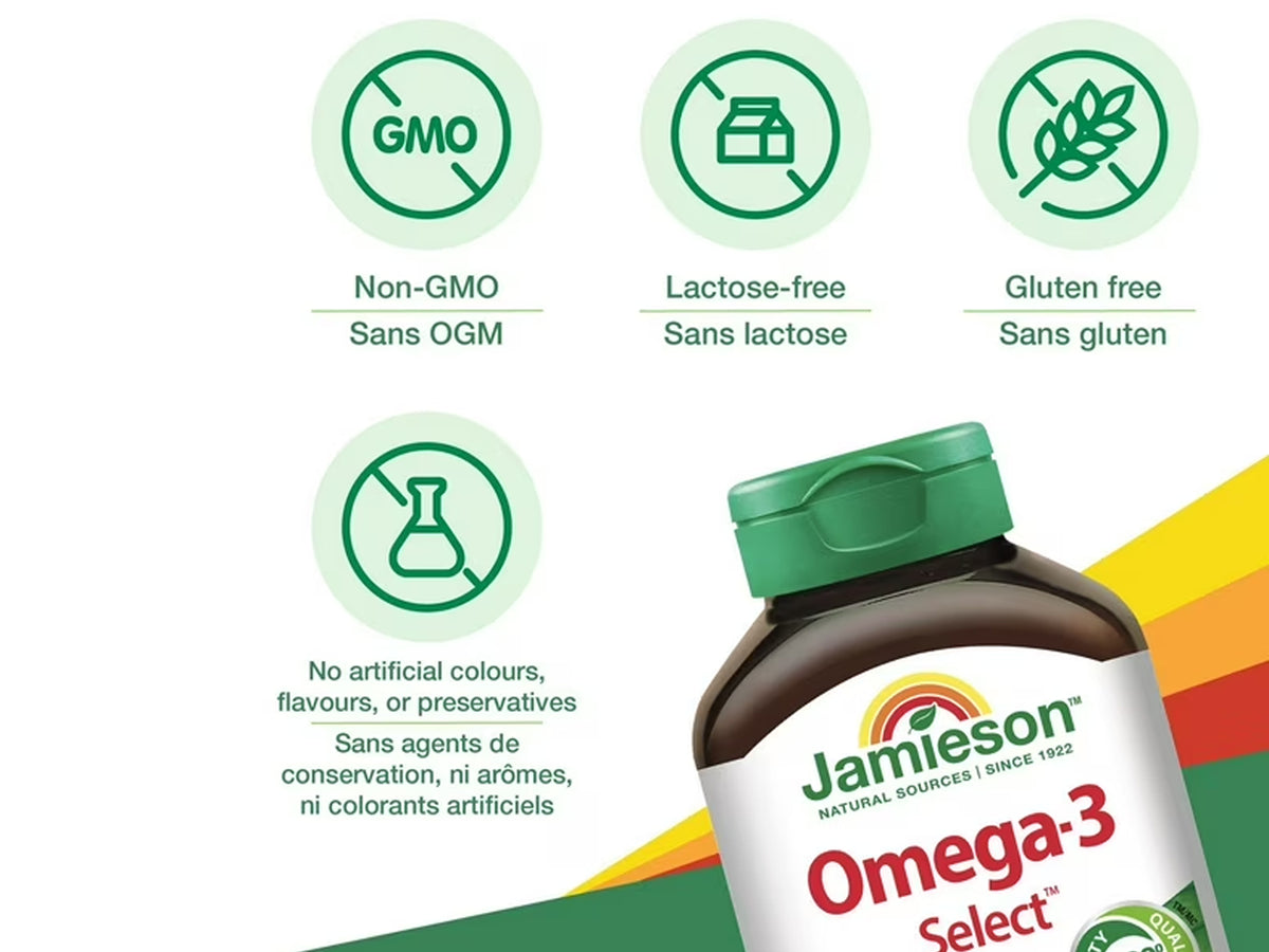Jamieson Omega 3 Select 1000mg 200 Softgels