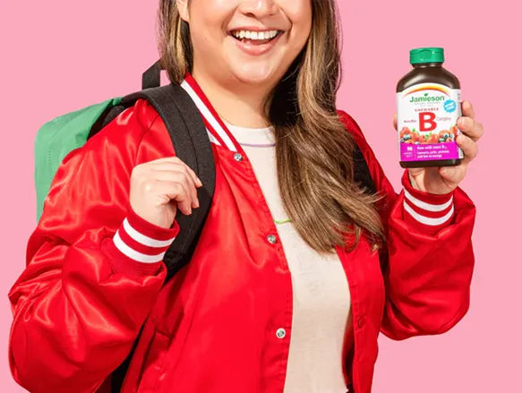 Jamieson Chewable Vitamin B Complex 90 Tablets – Supports Energy Production and Healthy Metabolism with Berry Bliss Flavor
