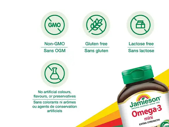 Jamieson Extra Strength Omega-3 Mini 200 softgels in Sri Lanka