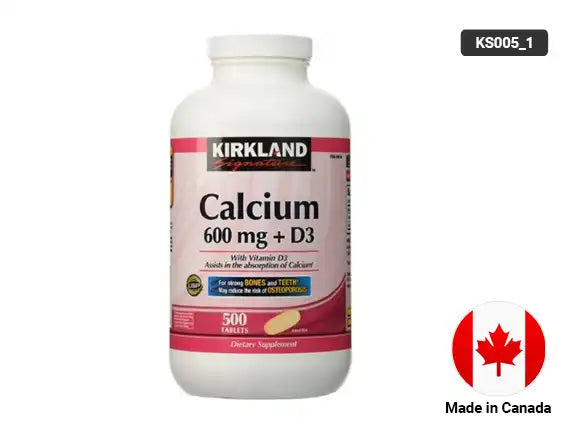 Kirkland Calcium 600mg + D3 500 Tablets in Sri Lanka