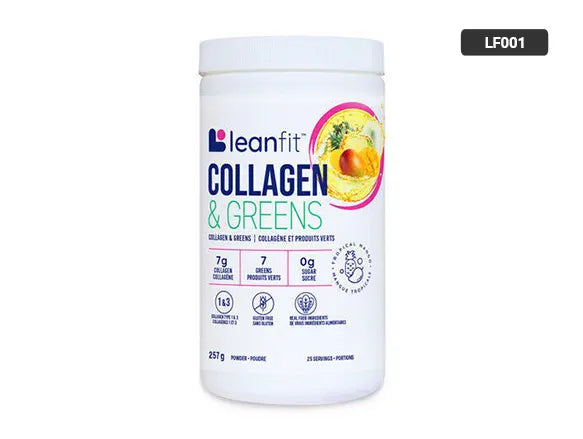 Leanfit Collagen & Greens Tropical Mango Flavor 257g