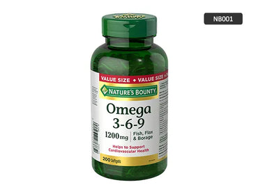 Natures Bounty Omega 3-6-9 200 Softgels