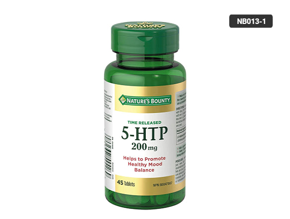 Natures Bounty Time Release 5 - HTP 200mg 45 Tablets