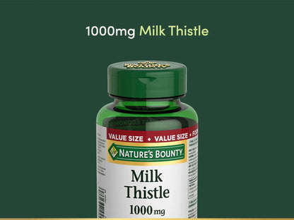 Natures Bounty Milk Thistle 1000mg 200 Softgels