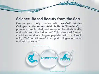 Neocell Marine Collagen + Hyaluronic Acid + Vitamin C + MSM Powder 200g in Sri Lanka
