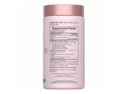 Neocell Hair Skin Nails Minis Multi Collagen Bio-Peptides 150 Softgels