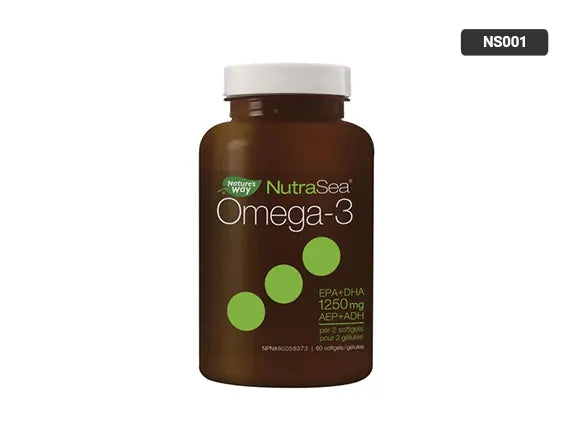 NutraSea Omega-3 Liquid Gels 60 Softgels