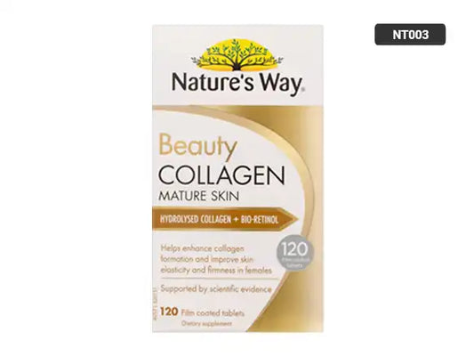 Natures Way Beauty Collagen Mature Skin 120 Tablets in Sri Lanka - supplementvault.lk