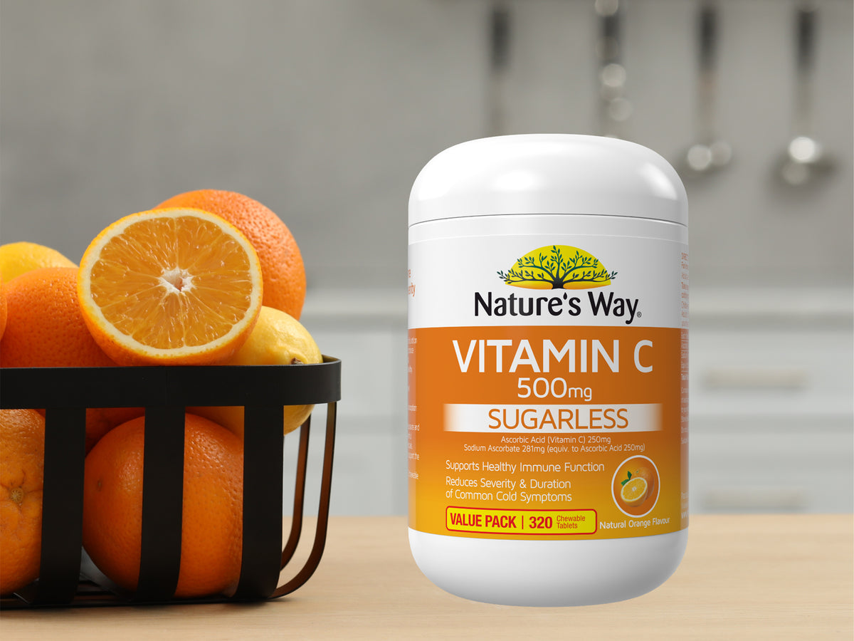 Natures Way Vitamin C 500mg 320 Chewable Tablets