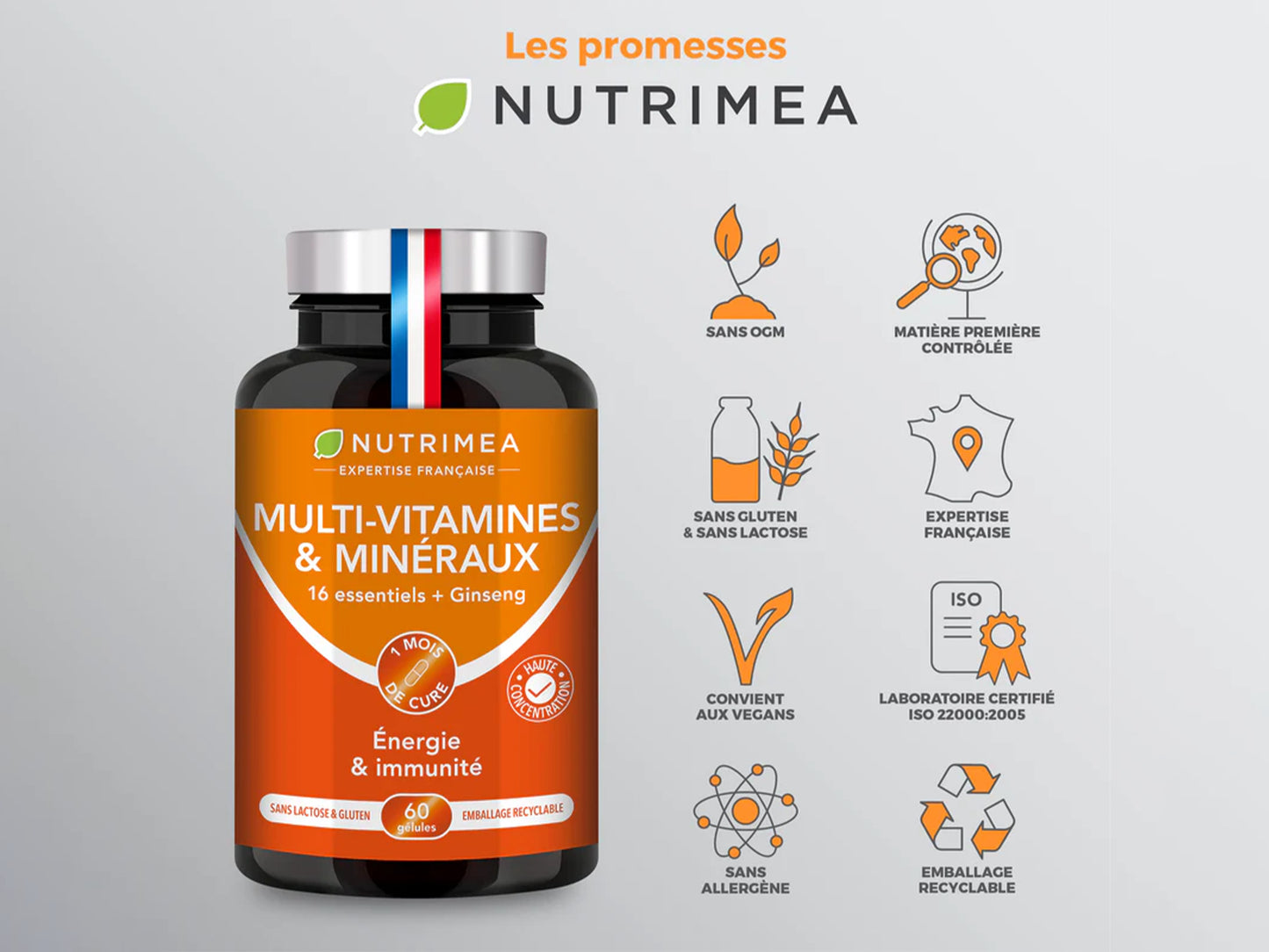 Nutrimea Multivitamins & Minerals 60 Capsules in Sri Lanka