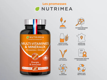 Nutrimea Multivitamins & Minerals 60 Capsules in Sri Lanka