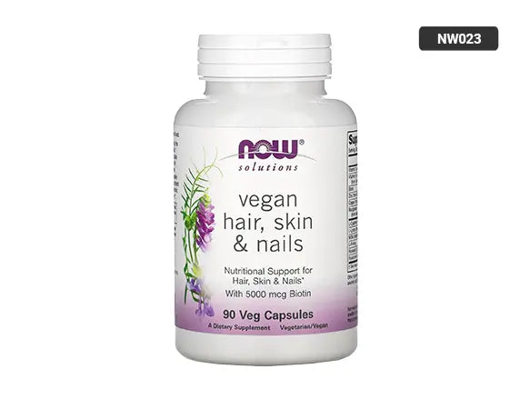 Now Vegan Hair, Skin and Nails 90 Veg Capsules in Sri Lanka