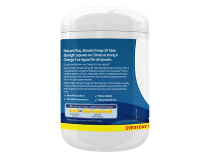 Nature's Way Ultimate Omega 3X Triple Strength 150 Soft Capsules in Sri Lanka