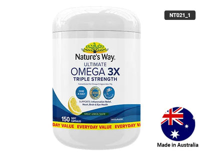 Nature's Way Ultimate Omega 3X Triple Strength 150 Soft Capsules in Sri Lanka