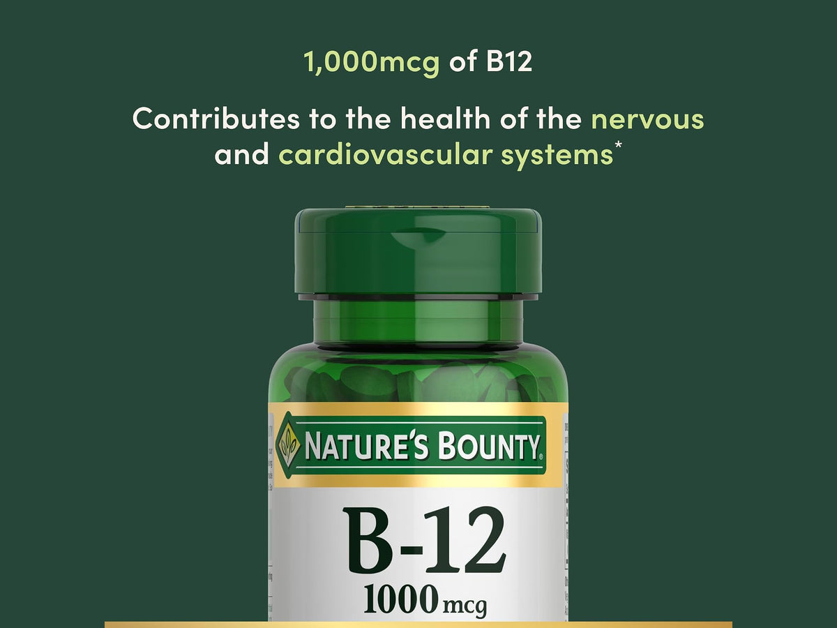 Natures Bounty Vitamin B-12 1000mcg 150 Tablets in Sri Lanka