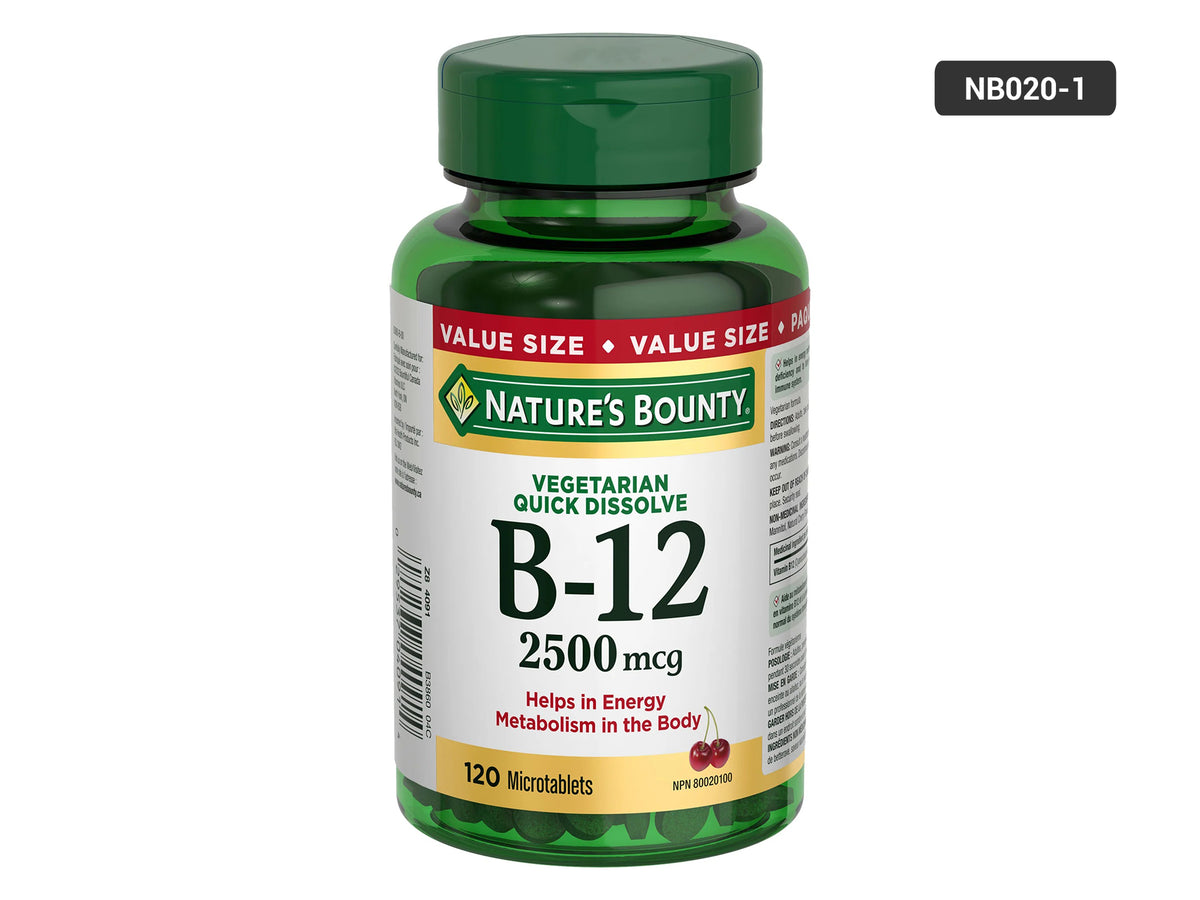 Natures Bounty Vitamin B-12 2500mcg  120 Tablets in Sri Lanka