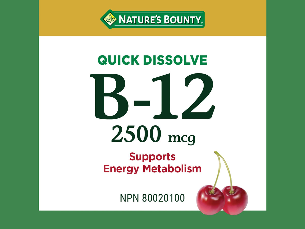Natures Bounty Vitamin B-12 2500mcg  120 Tablets in Sri Lanka
