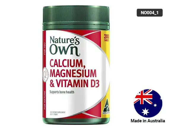 Natures Own Calcium, Magnesium & Vitamin D3 200 Tablets in Sri Lanka
