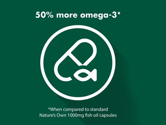 Natures Own Odourless Fish Oil 1500mg 500 Capsules in Sri Lanka