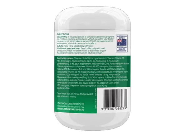 Natures Way Complete Daily Multivitamin with Antioxidants 250 Tablets in Sri Lanka