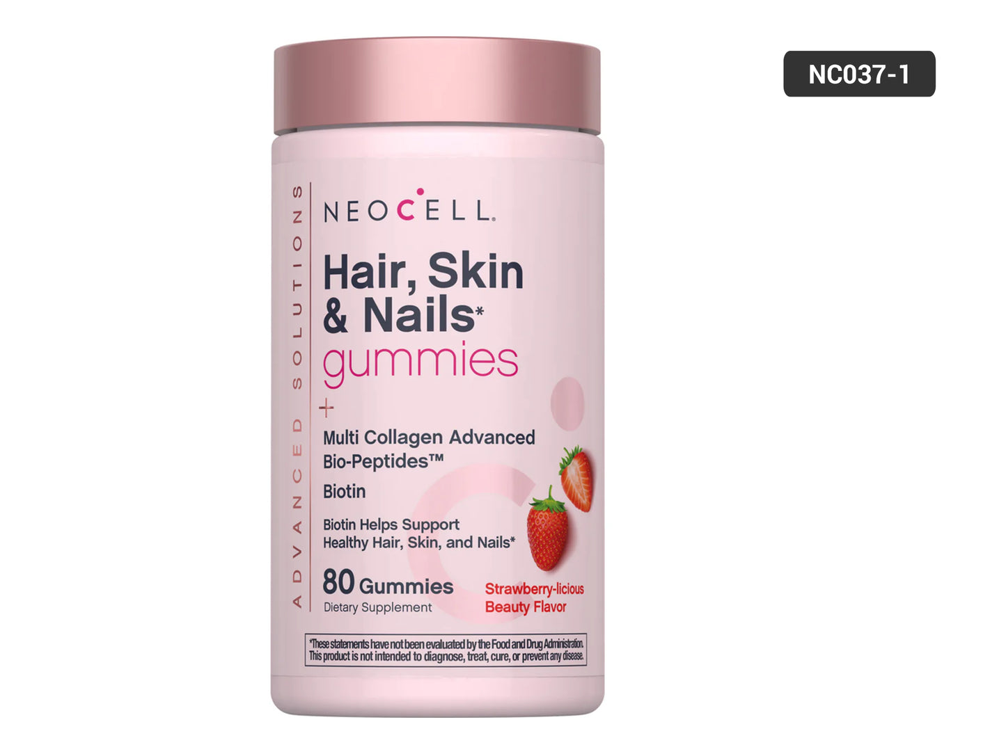 NeoCell Hair Skin and Nails Strawberry Flavor 80 Gummies in Sri Lanka