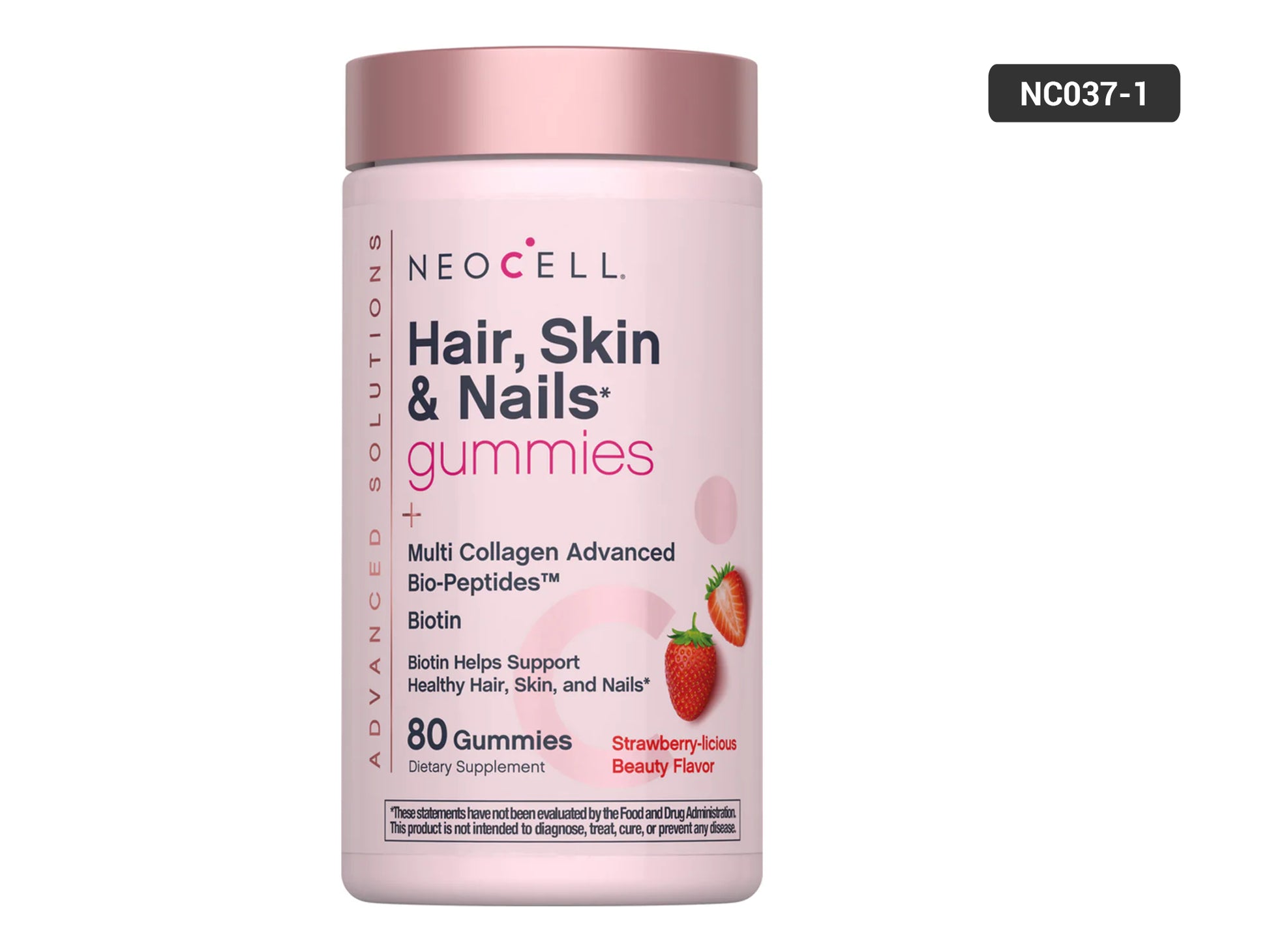 NeoCell Hair Skin and Nails Strawberry Flavor 80 Gummies in Sri Lanka