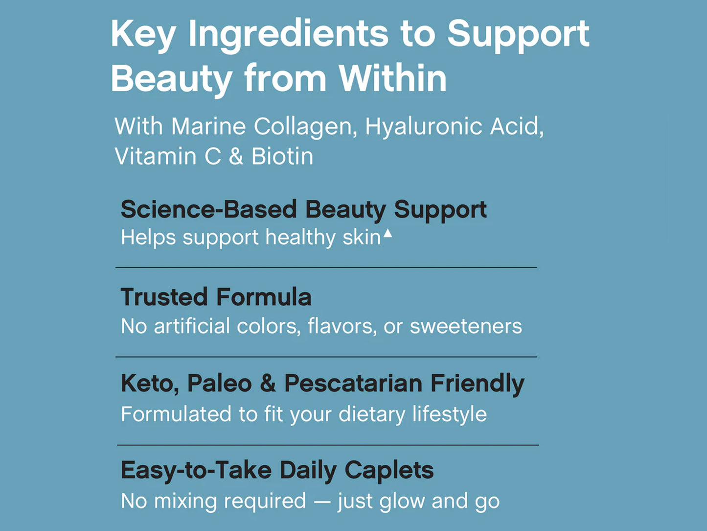 NeoCell Marine Collagen Bio-Peptides + Hyaluronic Acid 180 Caplets in Sri Lanka