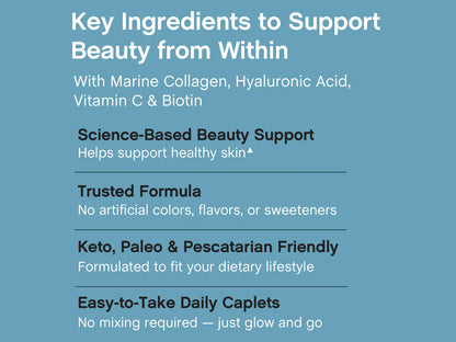 NeoCell Marine Collagen Bio-Peptides + Hyaluronic Acid 180 Caplets in Sri Lanka