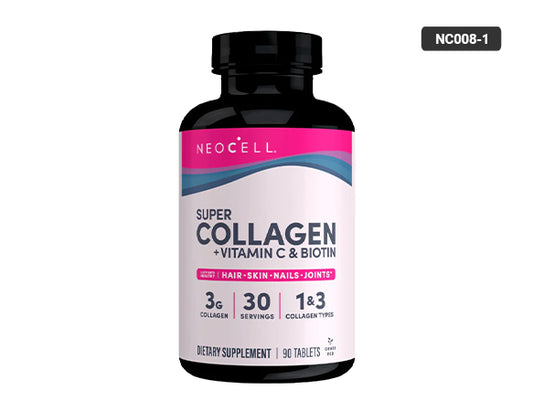 Neocell Super Collagen Vitamin C & Biotin (USA) 90 Tablets
