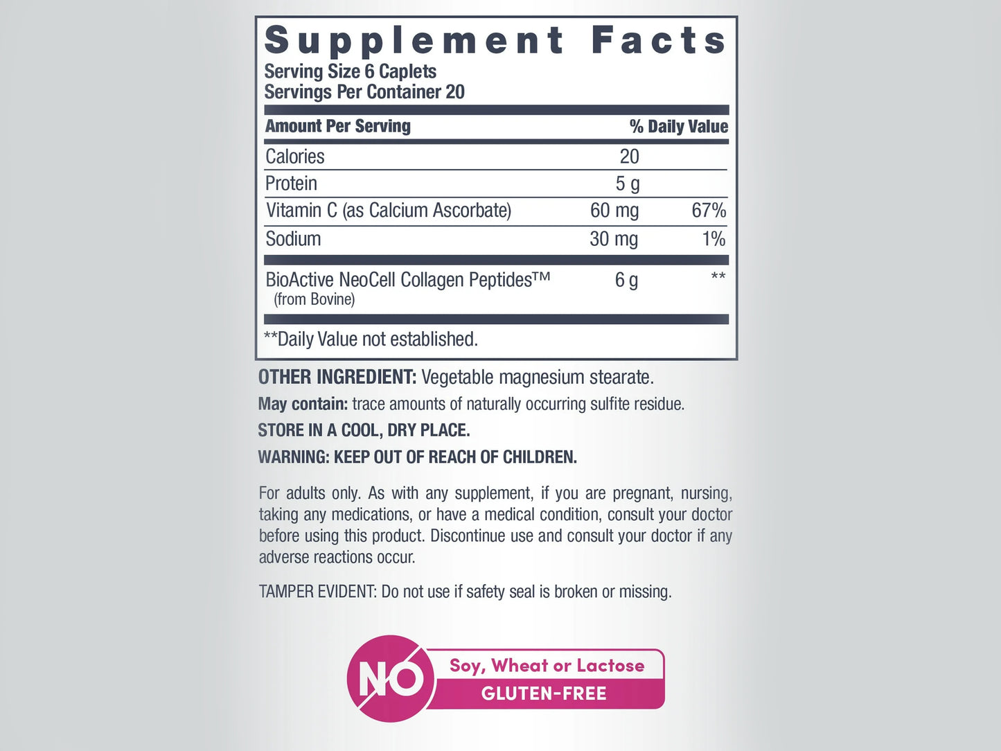 Neocell Collagen Peptides + Vitamin C 120 Tablets in Sri Lanka