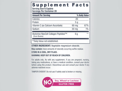 Neocell Collagen Peptides + Vitamin C 120 Tablets in Sri Lanka