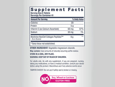 Neocell Grassfed Collagen Peptides + Vitamin C 250 Tablets in Sri Lanka